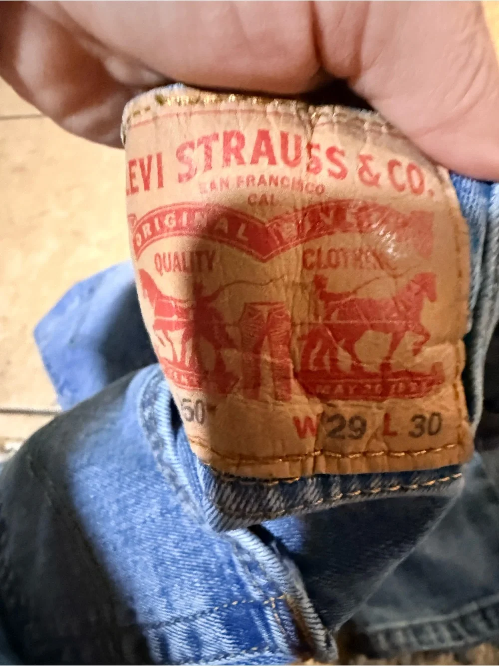 Men’s Levi Jeans